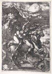 The Abduction on a Unicorn by Albrecht Dürer