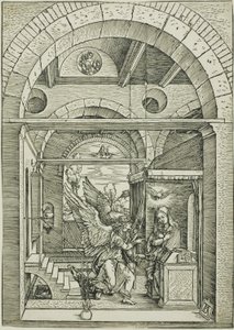 The Annunciation, from The Life of the Virgin by Albrecht Dürer