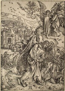 The Apocalypse: The Angel with the Key of the Bottomless Pit by Albrecht Dürer