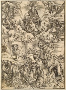 The Apocalypse: The Beast with Two Horns Like a Lamb by Albrecht Dürer
