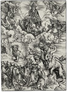 The Beast with Two Horns Like a Lamb, c. 1497 by Albrecht Dürer