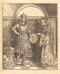 The Betrothal of Maximilian with Mary of Burgundy by Albrecht Dürer