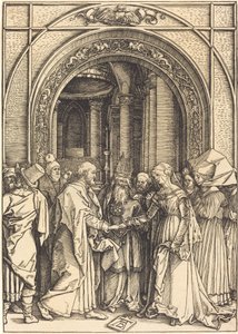 The Betrothal of the Virgin by Albrecht Dürer
