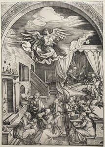 The Birth of the Virgin by Albrecht Dürer