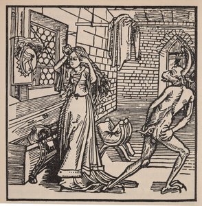 The Demon of Vanity and the Coquette, illustration from 