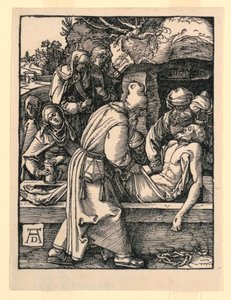 The Entombment, from The Little Passion Series by Albrecht Dürer