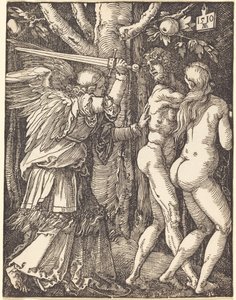 The Expulsion from Paradise by Albrecht Dürer