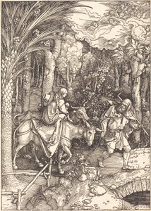 The Flight into Egypt by Albrecht Dürer
