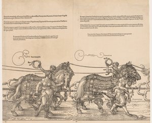 The Great Triumphal Car of Emperor Maximilian by Albrecht Dürer
