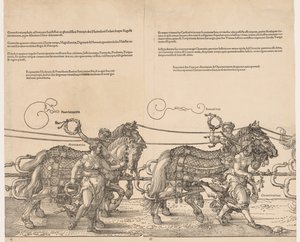 The Great Triumphal Car of Emperor Maximilian, 1523 by Albrecht Dürer