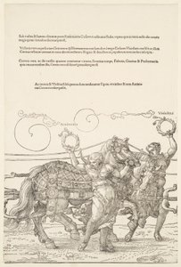 The Great Triumphal Chariot: Acrimony and Virility by Albrecht Dürer