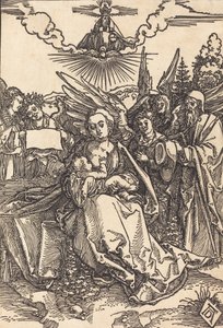 The Holy Family with Five Angels, in or before 1505 by Albrecht Dürer
