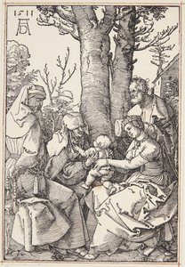 The Holy Family with Joachim and St. Anne
