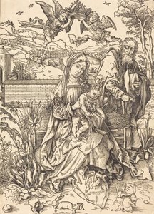 The Holy Family with the Three Hares, c. 1497-1498 by Albrecht Dürer