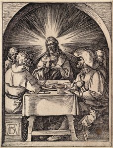 The Little Passion: Christ in Emmaus by Albrecht Dürer