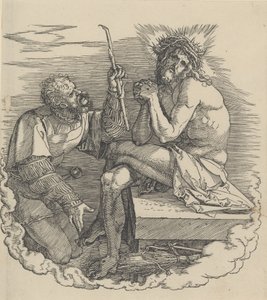 The Man of Sorrows Mocked by a Soldier, Frontispiece to the Great Passion