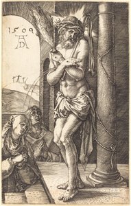 The Man of Sorrows Standing by the Column by Albrecht Dürer
