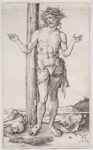 The Man of Sorrows Standing, with Hands Raised by Albrecht Dürer