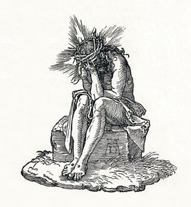 The Man of Sorrows. Title-page to Small Passion, 1511, 1906