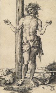 The Man of Sorrows with Arms Outstretched by Albrecht Dürer