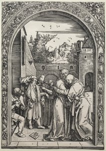 The Meeting of Joachim and Anna at the Golden Gate by Albrecht Dürer