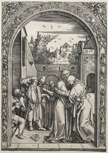The Meeting of Joachim and Anna at the Golden Gate, 1504 by Albrecht Dürer