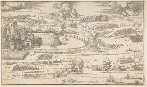 The Siege of a Fortress by Albrecht Dürer