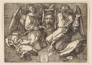 The Sudarium Displayed by Two Angels by Albrecht Dürer