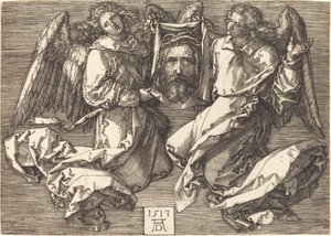 The Sudarium Held by Two Angels by Albrecht Dürer