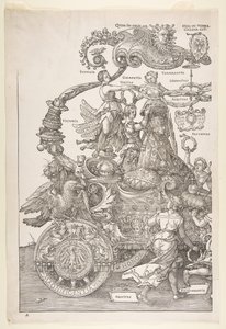 The Triumphal Chariot of Maximilian I The Great Tri..., probably finished ca. 1518, published 1522 by Albrecht Dürer