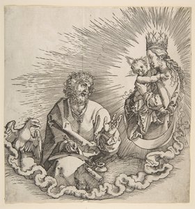 The Virgin Appearing to Saint John, Frontispiece to the Apocalypse, 1511 by Albrecht Dürer