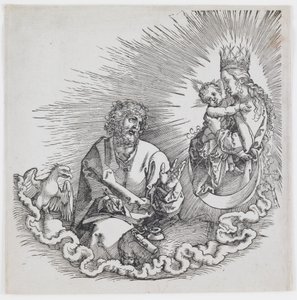 The Virgin Appearing to Saint John, from the 1511 edition of “The Apocalypse” by Albrecht Dürer