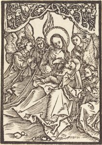 The Virgin Nursing the Christ Child with Four Angels by Albrecht Dürer
