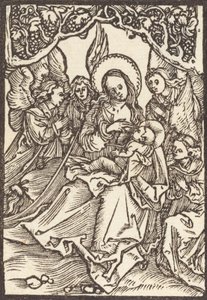 The Virgin Nursing the Christ Child with Four Angels, c. 1500 by Albrecht Dürer