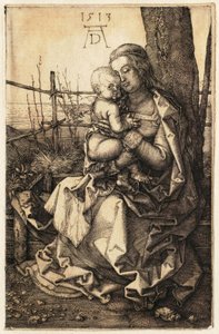 The Virgin and Child Seated by a Tree by Albrecht Dürer