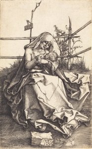 The Virgin and Child on a Grassy Bench, 1503 by Albrecht Dürer