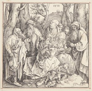 The Holy Kinship with Angels by Albrecht Dürer