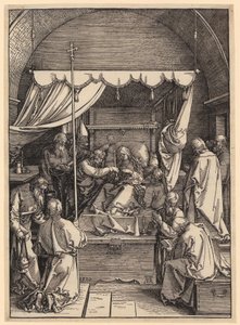 Death of Mary, Plate 18 of the Series "The Life of Mary" by Albrecht Dürer