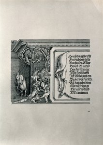 Triumphal Arch of Emperor Maximilian I of Germany: (detail) by Albrecht Dürer