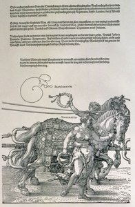 Triumphal Chariot of Emperor Maximilian I of Germany (1459-1519): (detail) by Albrecht Dürer