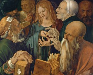 Twelve-year-old Jesus among the Scribes by Albrecht Dürer
