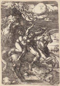 Abduction on a Unicorn by Albrecht Dürer