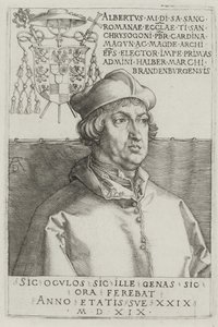 Cardinal Albrecht of Brandenburg by Albrecht Dürer