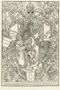 Celtes Presents His Work to Emperor Maximilian, Printed for the Sodalitas Celtica, Nuremberg by Albrecht Dürer or Duerer