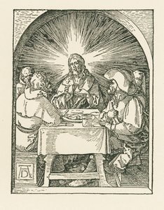 Christ and the Disciples at Emmaus by Albrecht Dürer or Duerer
