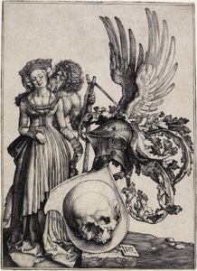 Coat-of-Arms with a Skull, c. 1503 by Albrecht Dürer