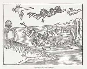 Daedalus and Icarus by Albrecht Dürer