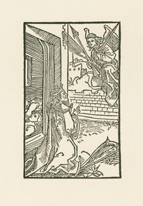 David Praying. Illustration to Diurnale s m chorum ecclesie Basilien by Albrecht Dürer or Duerer