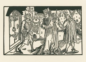 Davus, Simo, and Chremes by Albrecht Dürer or Duerer