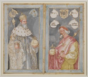 Emperors Charlemagne and Sigismund by Albrecht Dürer
